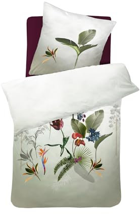Damai, Bettwäsche, Ficus, Bettdecke, Bettwäsche-Sets, Bettbezug, Bettwäsche Set, Bio-Satin, Grün