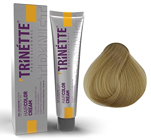 Trinette Profesional No 10.3 Rubio Muy Claro Dorado Crema Colorante Permanente para el Cabello 100 ml – Resultados cálidos dorados; reflejos brillantes; alta cobertura; calidad de salón duradera