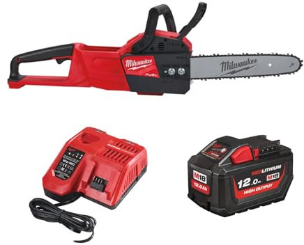 M18FCHSC-121B 18v Cordless Chainsaw 30cm Bar 1 12.ah Li-on Battery & Fast Charger