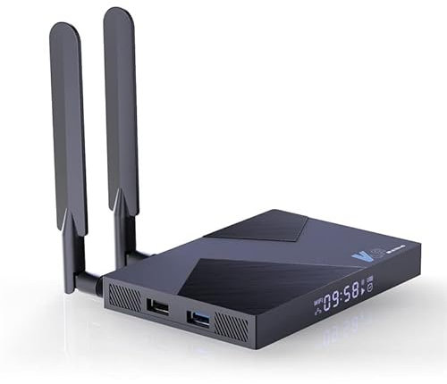 AMITVA Android 12.0 TV Box,H96 Max K8 Smart TV Box 8G RAM 64G ROM RK3588 Quadcore Cortex-A53 CPU/USB 3.0/ Ultra HD 8K /HDR 10+/ Dual Band Wifi 2.4/5.8Ghz /BT 5.0 Set Top Box,8GB+64GB