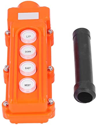 220V/500V 5A Telecomando Portatile Della Gru per Gru, Portellone Posteriore Dell'automobile, Paranco Elettrico,Con Il Pulsante 4PCS per Controllare La Macchina per Andare Su, Giù, Est e Ovest