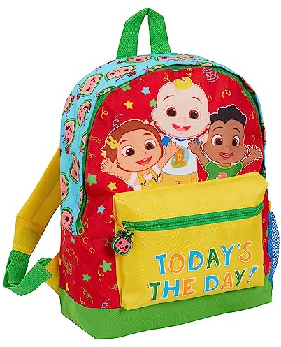 CoComelon JJ-Pack Lunch-Tasche für Jungen und Mädchen, mit Flaschenhalter, Lunchbox, Kindergarten, Kühltasche, Snack-Etui, Rucksack, One size