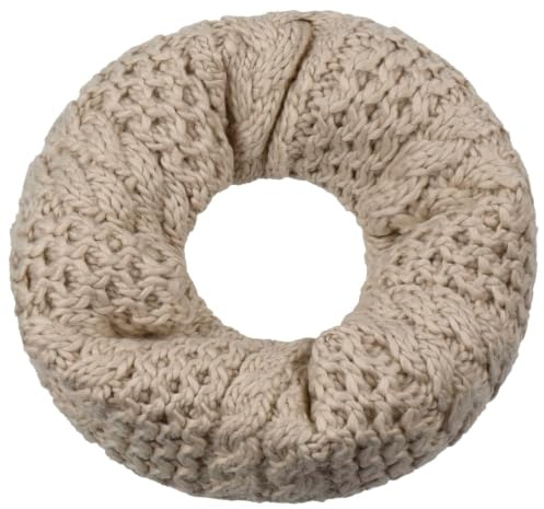 Eisbär Tonella Loopschal Strickschal Schal Winterschal Damenschal Rundschal Damen/Herren - Made in Austria mit Futter, Futter Winter Herbst-Winter