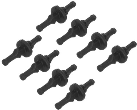 sourcing map Case Fans Computer Cooling Fan Mount Screws Low Noise Anti-Vibration Screws Soft Rubber 30mm/1.18inch Black Pack of 8