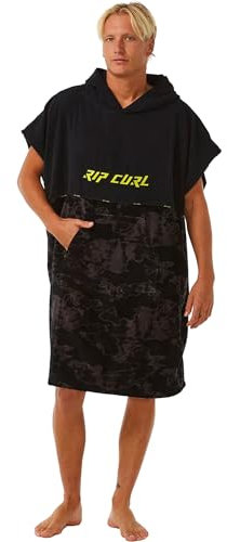 Rip Curl Combo Hooded Poncho/Change Robe 00HMTO - Black/Lime