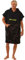Rip Curl Combo Hooded Poncho/Change Robe 00HMTO - Black/Lime