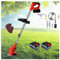 Wizvox Coupe Bordure Parkside sans Fil, avec 2 Piles 20A Et 1 Chargeur DéBroussailleuse éLectrique avec 3 Capacités De Coupe Debroussailleuse Batterie, pour Les Jardins ExtéRieurs