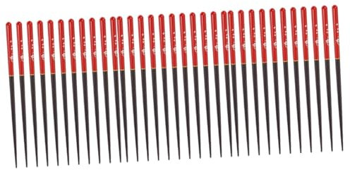 Cabilock 18 Pares palillos japoneses palillos chinos de madera palos de madera para el cabello chopsticks japoneses de madera cubiertos infantiles mostrada vajilla de madera impresión niño