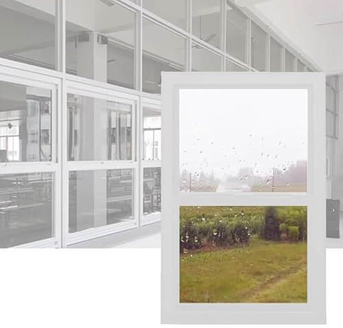 XILYZMO Schiebefenster Kippfenster, Aluminium Klarglas Flügelfenster, Mit Griff Bündig Montiertes Servicefenster, Mobilheim- Fenster Für Restaurant- Badezimmer(80x140cm)