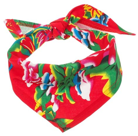 WESIEVYA Outdoor Sport Kopftuch Atmungsaktive Und Bequeme Bandana Für Radfahrer Multifunktionale Blumige Dreieckstuch Für Freizeit Und Sport Für Sommeraktivitäten