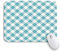 Mauspad Lebensmittel Gingham Muster Picknick Restaurant Weihnachten Party Easter Tissue Schreibtischunterlage Tragbar Computer-Mauspad, Für Zuhause, Computer, 25 x 30cm