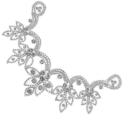 NUOBESTY Modische Strass-applikation Zum Aufbügeln Dekorative Strass-aufnäher für Schuhe Basteln