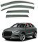 YUSHENGSRSAN 4-Teiliges Auto-Windabweiser Für Audi Q3 Mk1-8U 2011-2018, Seitenfenster-Belüftungsvisiere, Regenabweiser