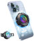 2-in-1 Magnetic & Clip-On Phone Cooler – Semiconductor-Powered Gaming Cell Phone Cooling Fan Radiator for iPhone/Android/iPad/Tablet – Ideal for Gaming, Video Calls, Live Broadcasting, and Vlog