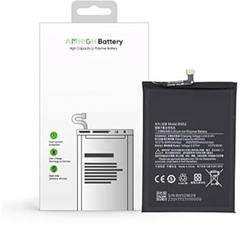 starfix Batteria compatibile con Xiaomi Redmi Note 9 Pro (M2003J6B2G) / Redmi Note 10 Pro 4G (M2101K6G) – Batteria 5020mAh (AMHigh Premium)