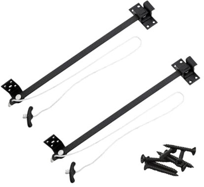 Epsom Door Handle Reliance Door Holder 15 Junior or 24 Senior Narrow Lintel Option Heavy Duty Door Stay with Fixings for Gates Fire Doors Sheds Shops Schools (Junior Reliance Door Holder 15)