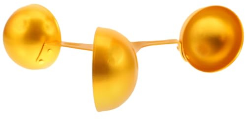 BESTonZON Anemometer Windgeschwindigkeitsmesser Aluminiumlegierung Cup Design Präzise Windmessung für Segeln Wetterstationen und Outdoor Aktivitäten ohne Sockel