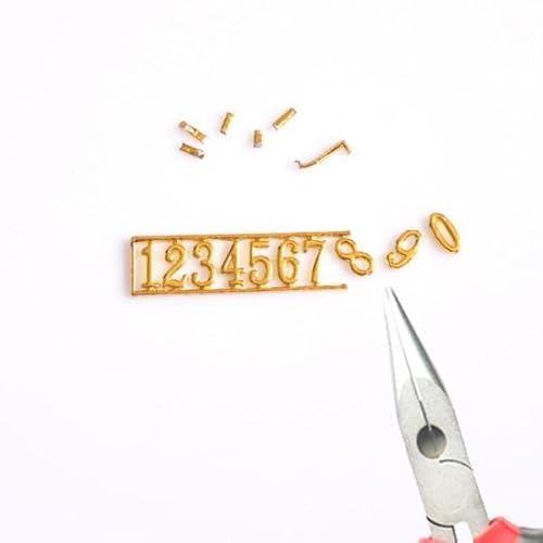 Dolls House Miniature Set Of Numbers Door Accessory
