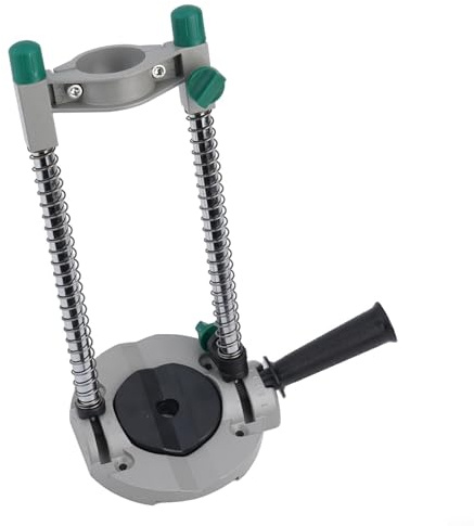 Sumsoctober Drill Guide Stand,Electric Drill Stand With Integrated Clamps,45° Adjustable Mobile Drill Machine Stand Mobile Tool Base