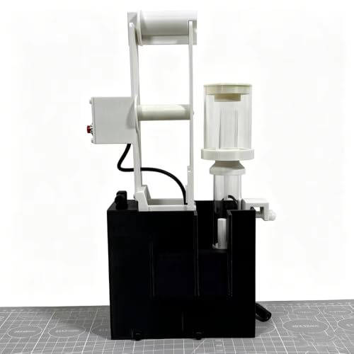 Toplionace Caja de Filtro de 12V para Montaje Externo en Acuario Marino Nano, Compatible con Espumadores de Proteínas y Máquinas Automáticas de Papel de Filtro.