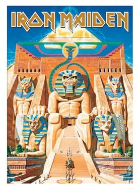 Iron Maiden Postcard Power Slave 10.5 x 15cm