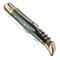 Laguiole Actiforge – Cuchillo Laguiole madera de Stamina verde – francesa artesanal, 11 cm