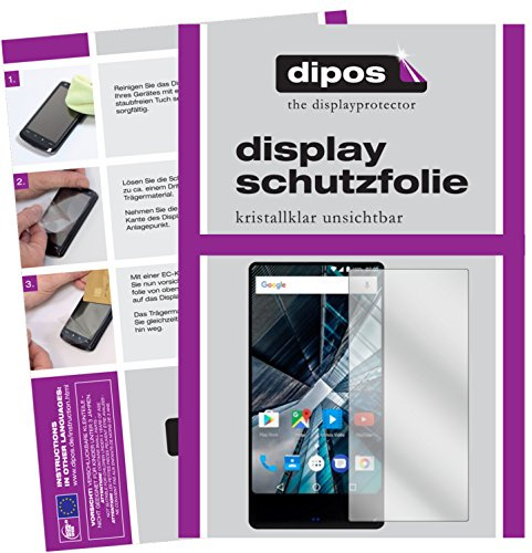 dipos I 6x Screen Protector compatible with Archos Sense 55 S Protection Films clear