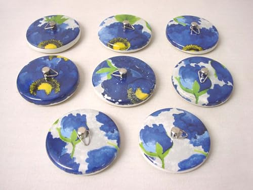 TAPON BAÑERA Lavabo BIDE Fregadero Standard Porcelana Amapola Azul