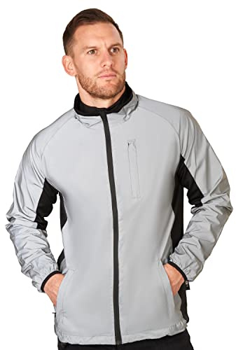 BTR High Visibility Be Totally Reflective Silver Cycling, Running & Jogging High Viz Jacket - Reflective and High Vis