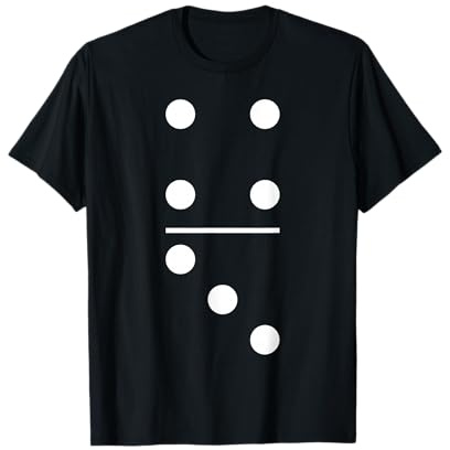 Lustiges Domino Stein 4 3 Karneval Fasching T-Shirt