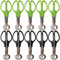 TIHOOD 10PCS Quail Egg Cutter Scissors Kitchen Egg Shears Tool Quail Egg Shell Cutters Separator Small Quail Egg Cracker Quail Scissors Opener