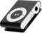 MP3-Player, 8 GB, tragbarer Digital-Musik-Player mit Kopfhörer und USB-Kabel, Multimedia-Musik-Player mit Mini-LCD-Display mit Clip hinten und Mini MP3 (schwarz)