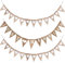 Wimpelkette Hochzeit Vintage just married Girlande Herz Jute Bunting Wimpel Banner zum Aufhängen für Hochzeitszeremonie Fotorequisiten Brautdusche Junggesellinnenabschied