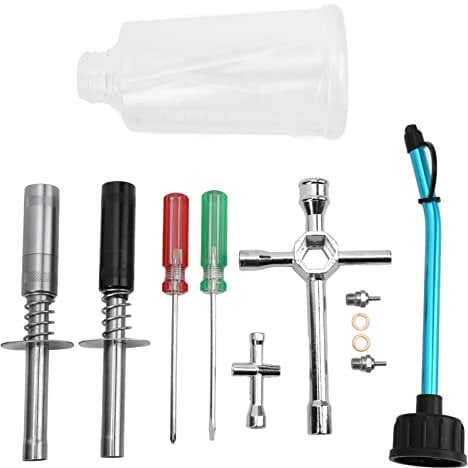RiToEasysports Glühkerze Zünder Ladegerät Werkzeuge, RC Auto Glühkerze Zünder Zünder Motor Starter mit Kreuzhülse Schraubendreher Öler für 1/10 1/8 Kraftstoff LKW Teile