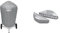 Weber 7403 Panier à charbon Char Basket pour Barbecues Charbon 57 cm & Housse Standard pour Barbecues Charbon, Gris, 57 cm