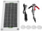 12 Volt 10 Watt Solar-Autobatterie-LadegeräT Tragbares Power-Backup-Kit FüR Auto, Boot, Automobil, Motorrad, Wohnmobil
