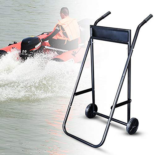 Transportwagen für Außenborder,Faltbar Bootsanhänger Außenbordmotor Engine Trolley Außenborderwagen Motorständer mit Solid wheel bis 70kg für Außenbordmotoren Bootsanhänger