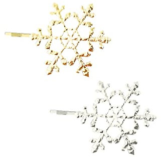2 Stück Schneeflocke Frauen Mädchen Haarspange Haarspangen Klaue Haarschmuck Sehr praktisch und beliebtSchönes Design