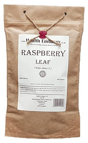 Health Embassy Feuille de Framboisier Tisane | Rubus Idaeus L | Raspberry Leaf Tea (100g)
