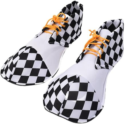 Amagogo Clown-Schuhe Kostüm Schuhe, Lustige Weihnachts-Party-Dekorationen, Kostüm-Zubehör