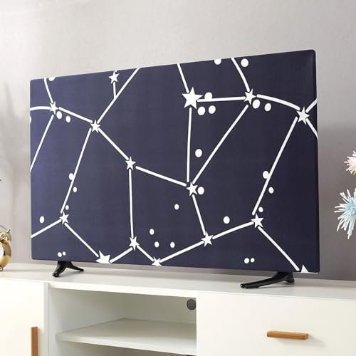 Funda de TV impermeable a prueba de polvo, universal, elástica, para colgar en el hogar, tipo 3, 50 pulgadas