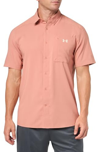 Under Armour T-Shirt à Manches Courtes Drift Tide 2.0 pour Homme, (696) Rose Canyon / / Pierre, Taille XL