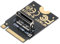 xiwai PCI-E4.0 67-poliger M.2 2230 M-Key Stecker auf Oculink SFF-8612 SFF-8611 Buchse Vertikaler Host-Adapter für NVME U.2 SSD eGPU