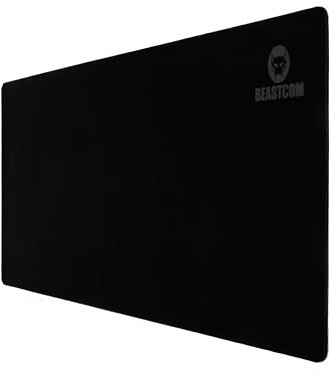 BEASTCOM Hero X2000B Gaming Mousepad, Black Edition - XL (900x400) - rutschfeste Gummibasis, Leichtes Gleiten, Umweltfreundliche Materialien, Nahtlose Kanten, Modernes Design