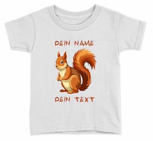 Personalisiertes Bügelbild Safari Eichhörnchen für einen Besonderen Menschen in Ihrem Leben zum selber Aufbügeln mit Wunsch Namen Text Mädchen Junge Frau Mann UNISEX Transfer
