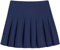 Arshiner Faltenrock Mädchen Tennisrock Plissee Sommerrock Blau Sportrock Hohe Taille Golf Skorts Schuluniform Rock 160/12-13 Jahre