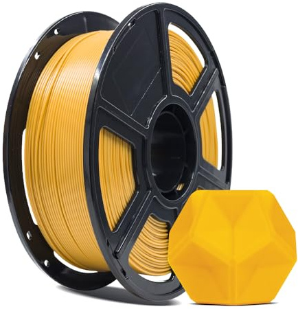 FLASHFORGE 3D Printer Filament, PLA PRO Filament 1.75mm, 1KG Spool (2.2lbs), Dimensional Accuracy +/- 0.02mm for FDM 3D Printers, Better Tenacity & No Knotting (Gold)