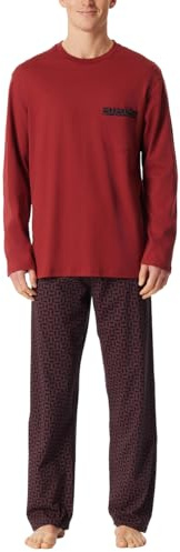 Schiesser Herren Langer Schlafanzug Pyjama Lang - 159633