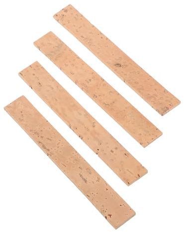 Kork Reparaturset für Klarinettenhals und Trompeten | Holz, für Trichter und Halsverbindungen, 4 Stück-pack für Reparaturarbeiten, für Anfänger und Profis