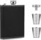 Petaca de Alcohol 8oz (240 ml) de Acero Inoxidable con 2 Tazas(30ml) y Embudo – Ideal para Whisky, Aguardiente y Todo Tipo de Bebidas – Perfecta para Viajes, Senderismo, Escalada y Camping